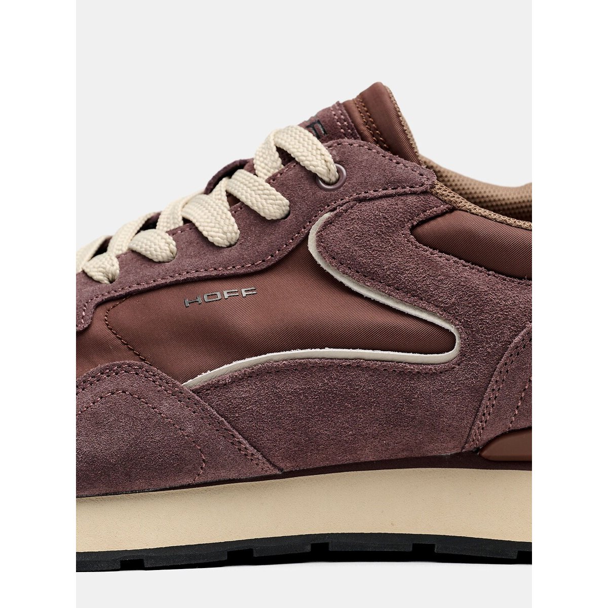Zapatillas de material mixto CITY AUBERGINE berenjena, HOFF