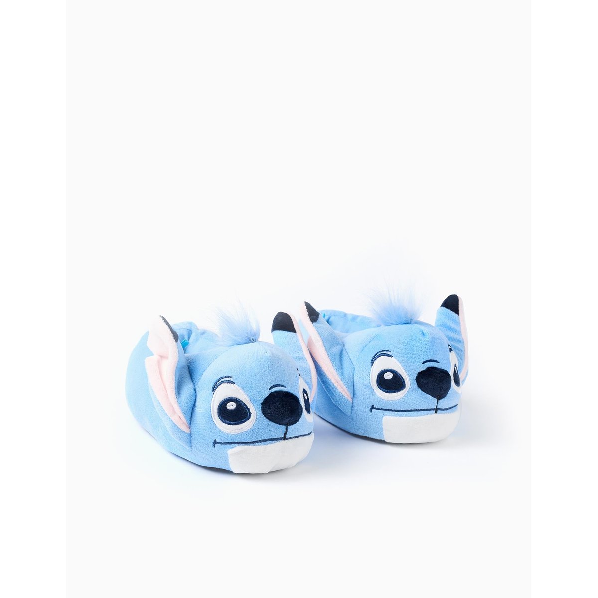 Chaussons en Peluche avec Oreilles Stitch en 3D bleu clair, ZIPPY