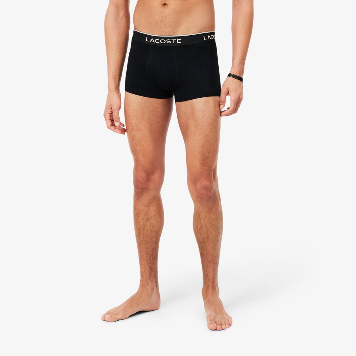 Lot de 3 boxers courts coton noir-v74, LACOSTE