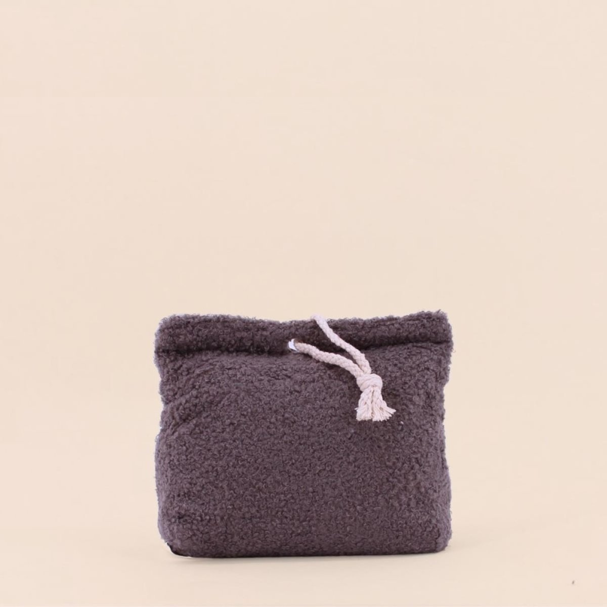 Bloque porte tissu bouclette gris, ORNAMI