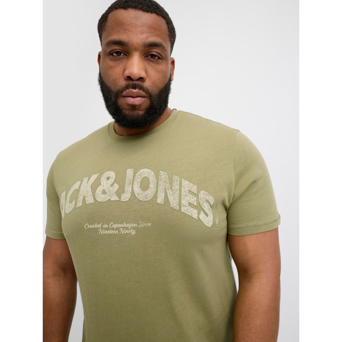 T-Shirt verte - cedar, JACK & JONES