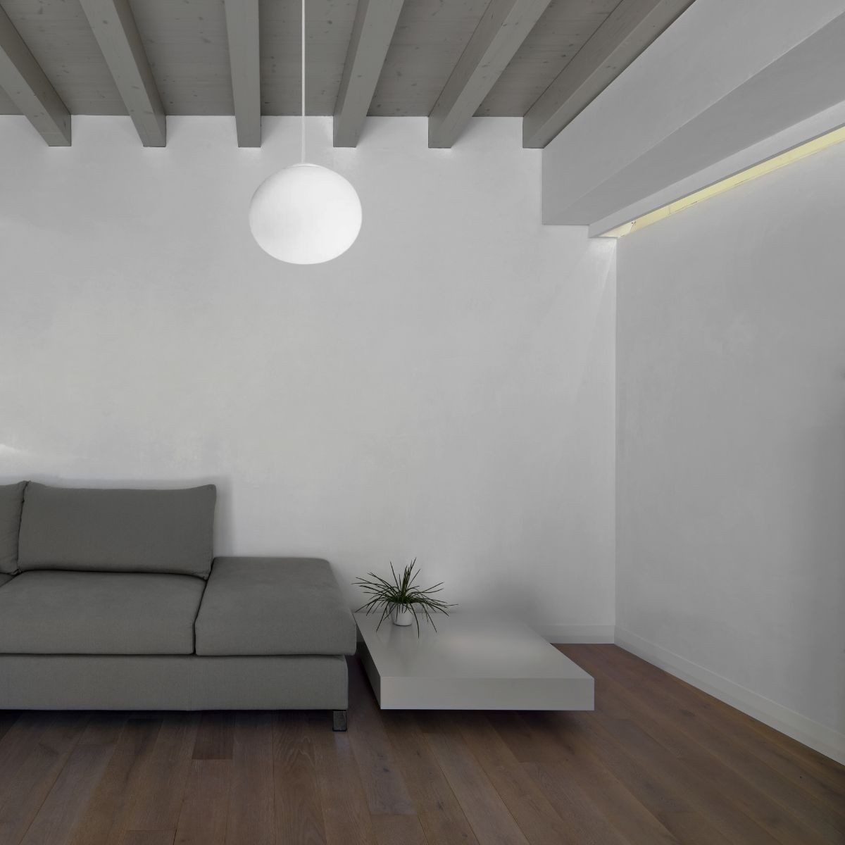 Suspension COTTON blanc, IDEAL LUX