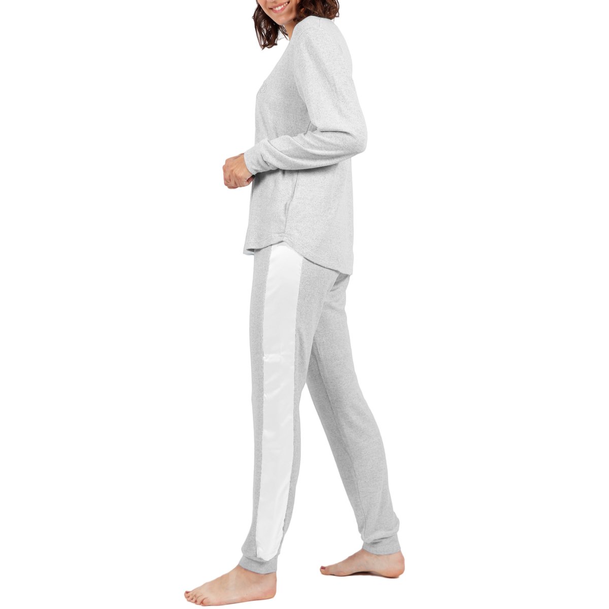 Tenue d'intérieur pyjama pantalon Sleep gris, ADMAS