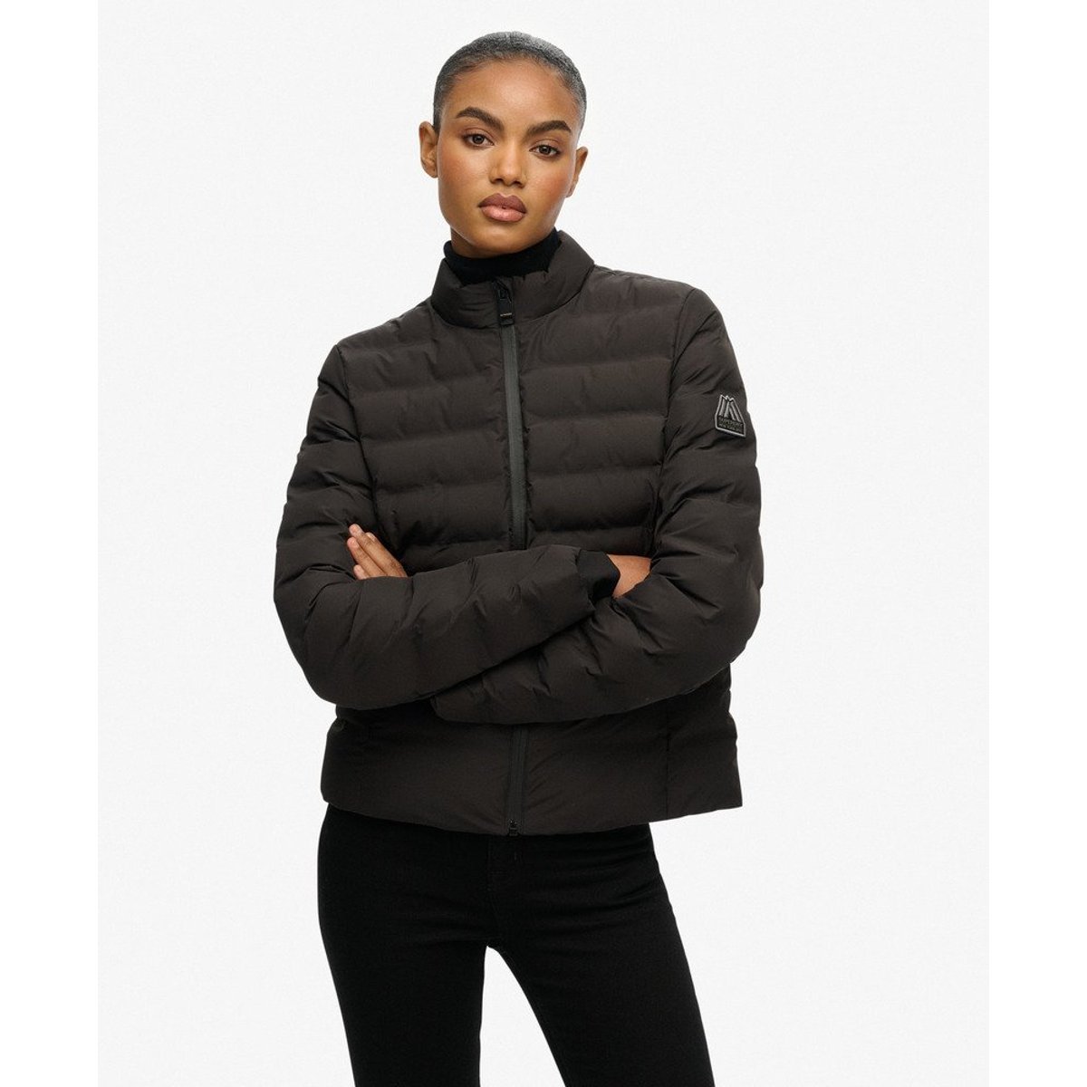 Veste Matelassée City Fuji noir, SUPERDRY