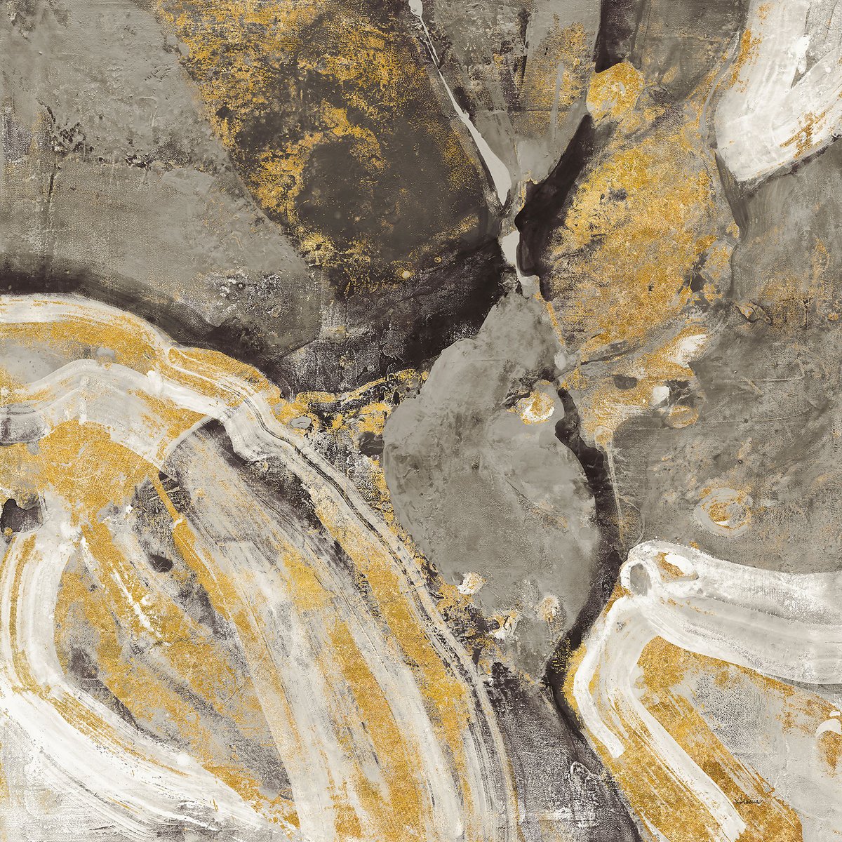 Tableau Rivière d'or tableau alu dibond, HEXOA