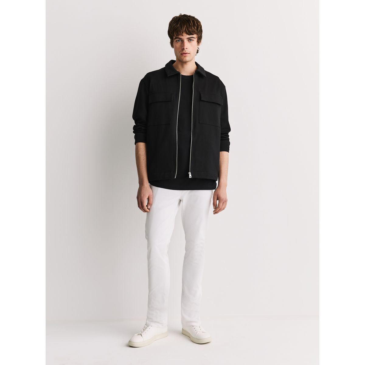Pantalon chino stretch blanc, NEXT