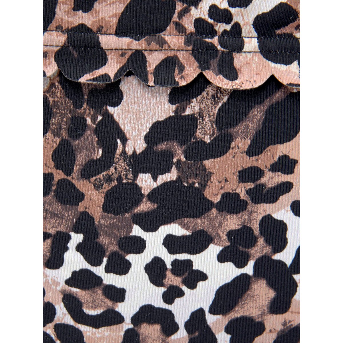 Bas maillot slip de bain ceinturé Lexa leopard, LASCANA