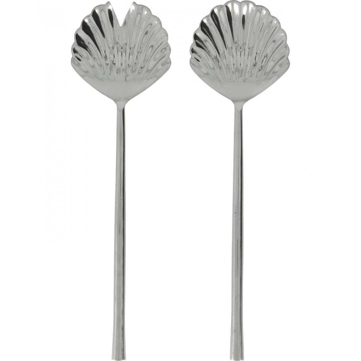 Service à salade en inox Fan finition argentée, HOUSE DOCTOR