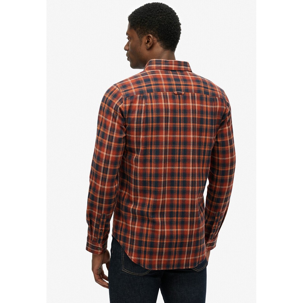 Chemise à carreaux rouge, SUPERDRY