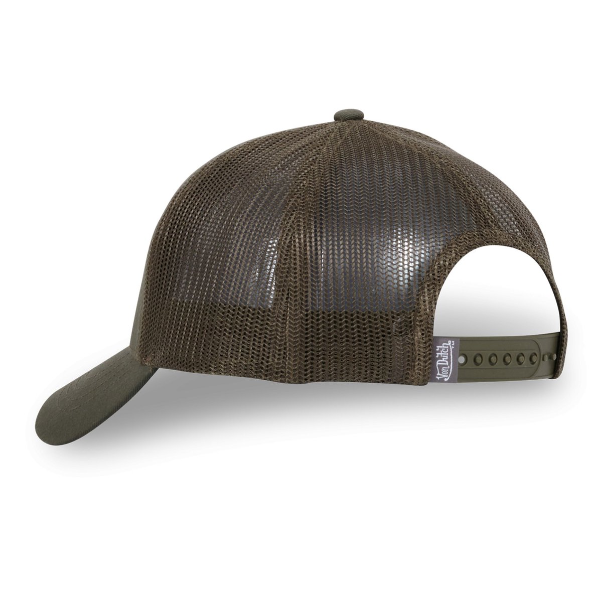 Casquette Trucker Log kaki, VON DUTCH