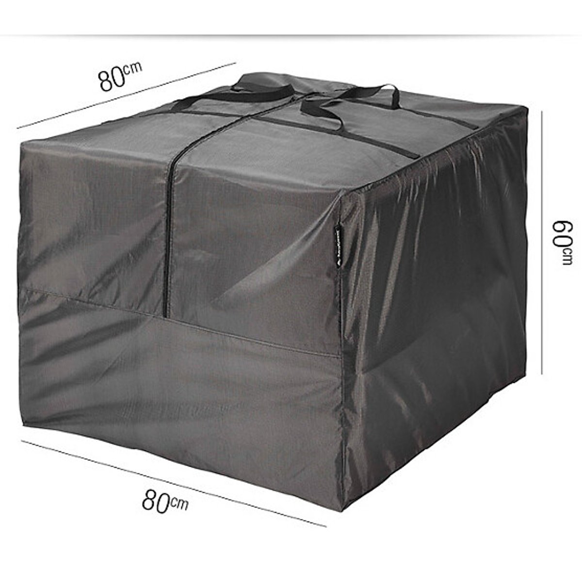 Garden Cushion Bag Cover 80x80x60cm grey, AEROCOVER