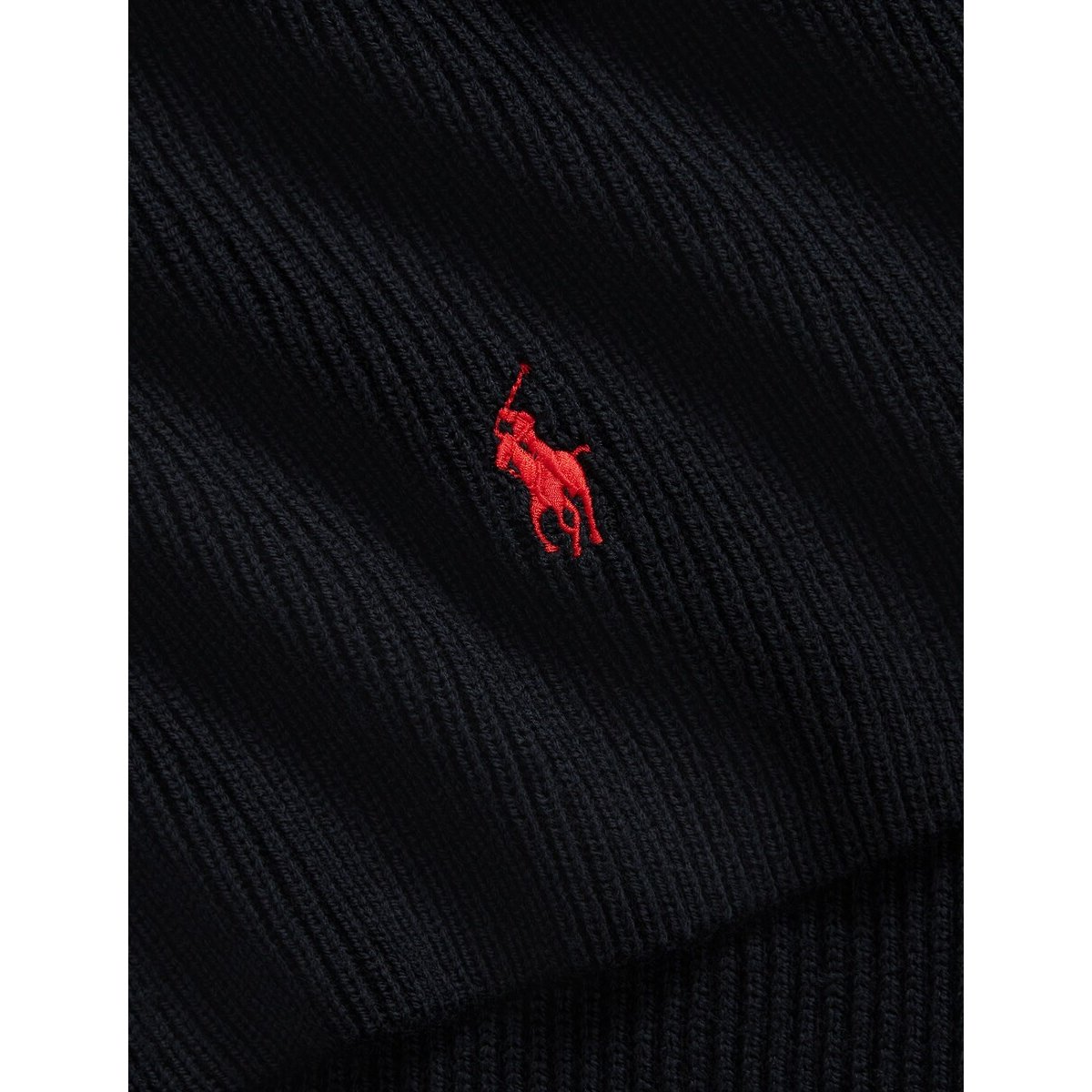 Cofanetto regalo con berretto e sciarpa in lana merino nero , POLO RALPH LAUREN