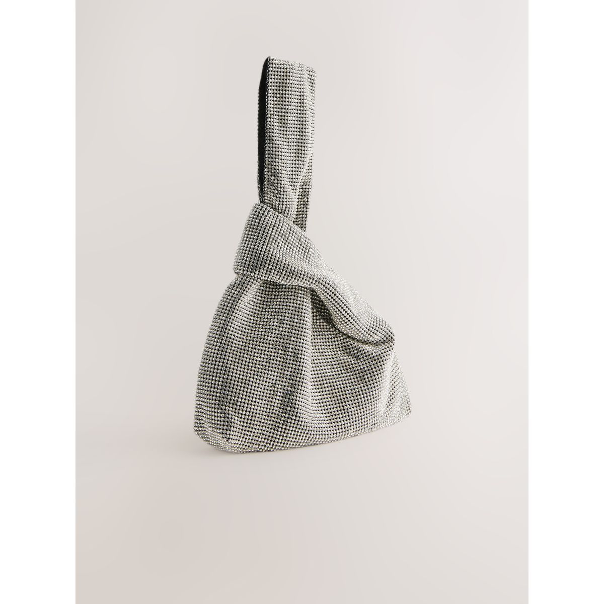 Sac à main scintillant avec dragonne argent, NEXT