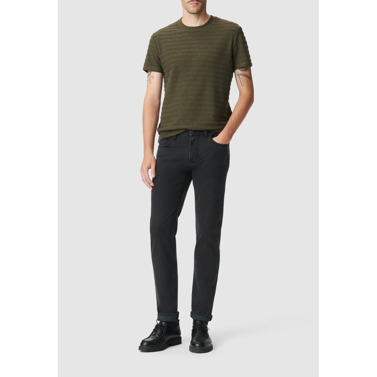 Jean slim vieilli BRUCE noir, IKKS
