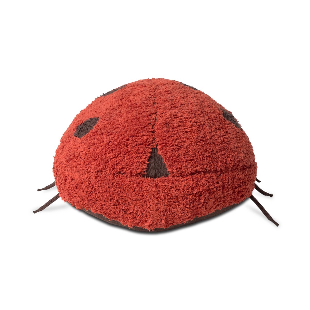 Coussin de sol Coccinelle Maria PETALS & PALS naturel, grain de café, bossa nova, LORENA CANALS