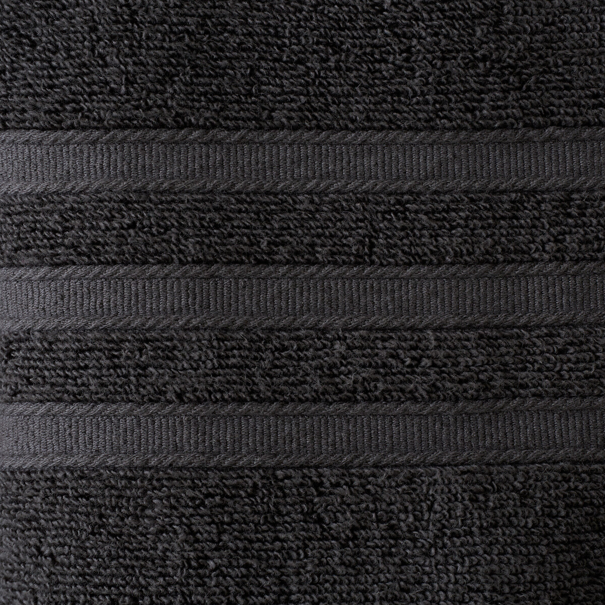 Set of 2 Zero Twist Cotton Face Cloths charcoal, CATHERINE LANSFIELD
