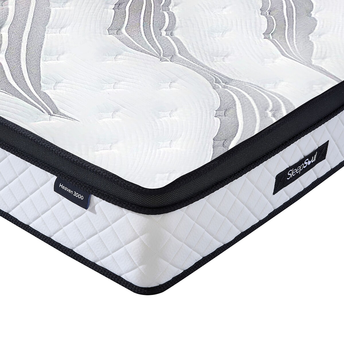 SleepSoul Heaven 3000 Pocket Hybrid Mattress white, SLEEPSOUL