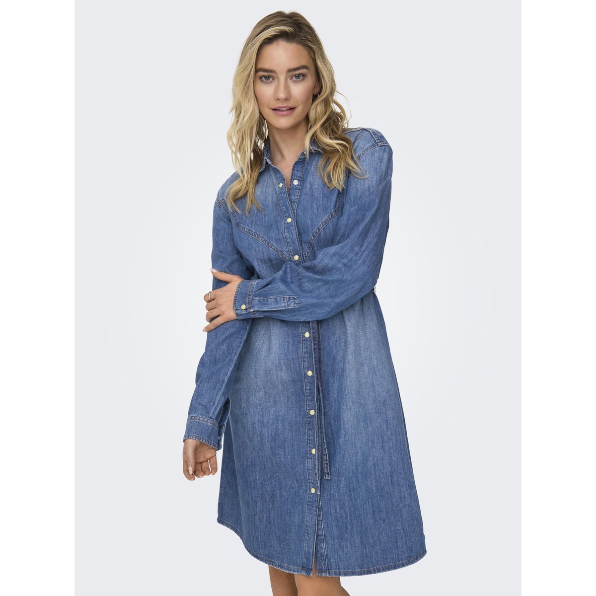 Robe En Denim medium blue denim, ONLY