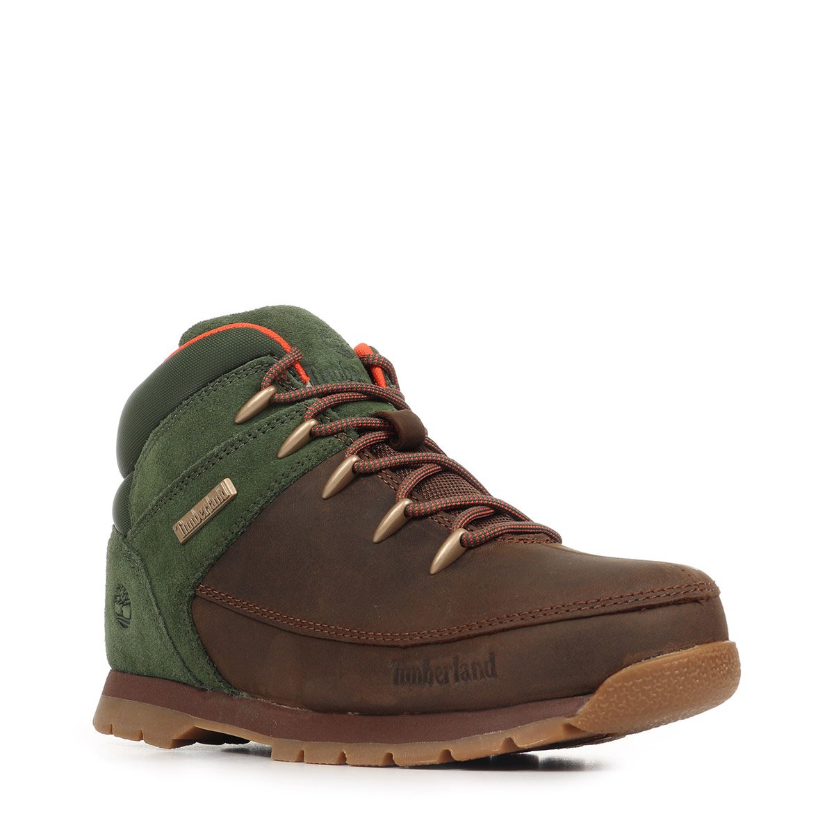 Boots EURO PRINT MID LACE dark brown, TIMBERLAND