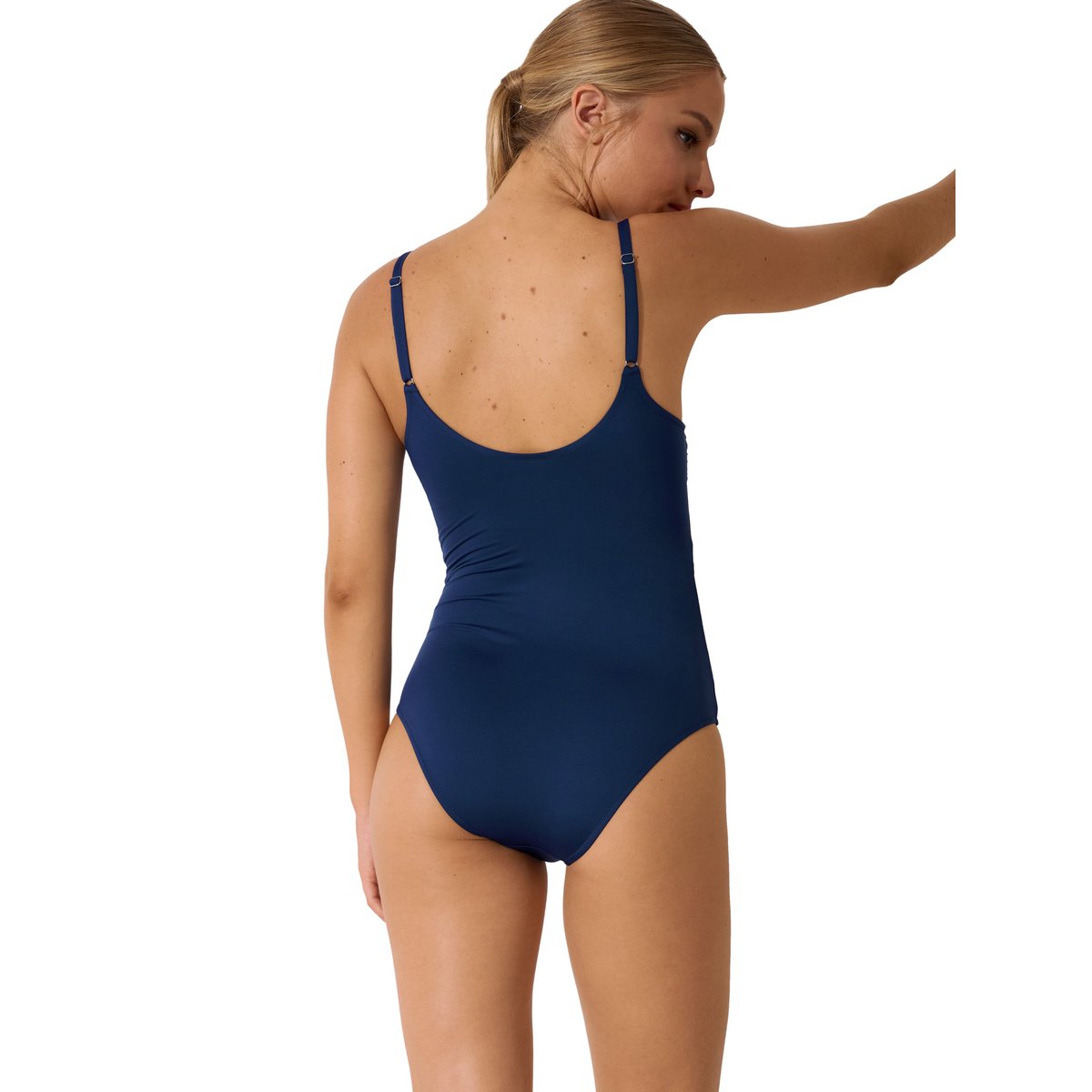 Maillot de bain une pièce préformé Palma bleu marine, LISCA