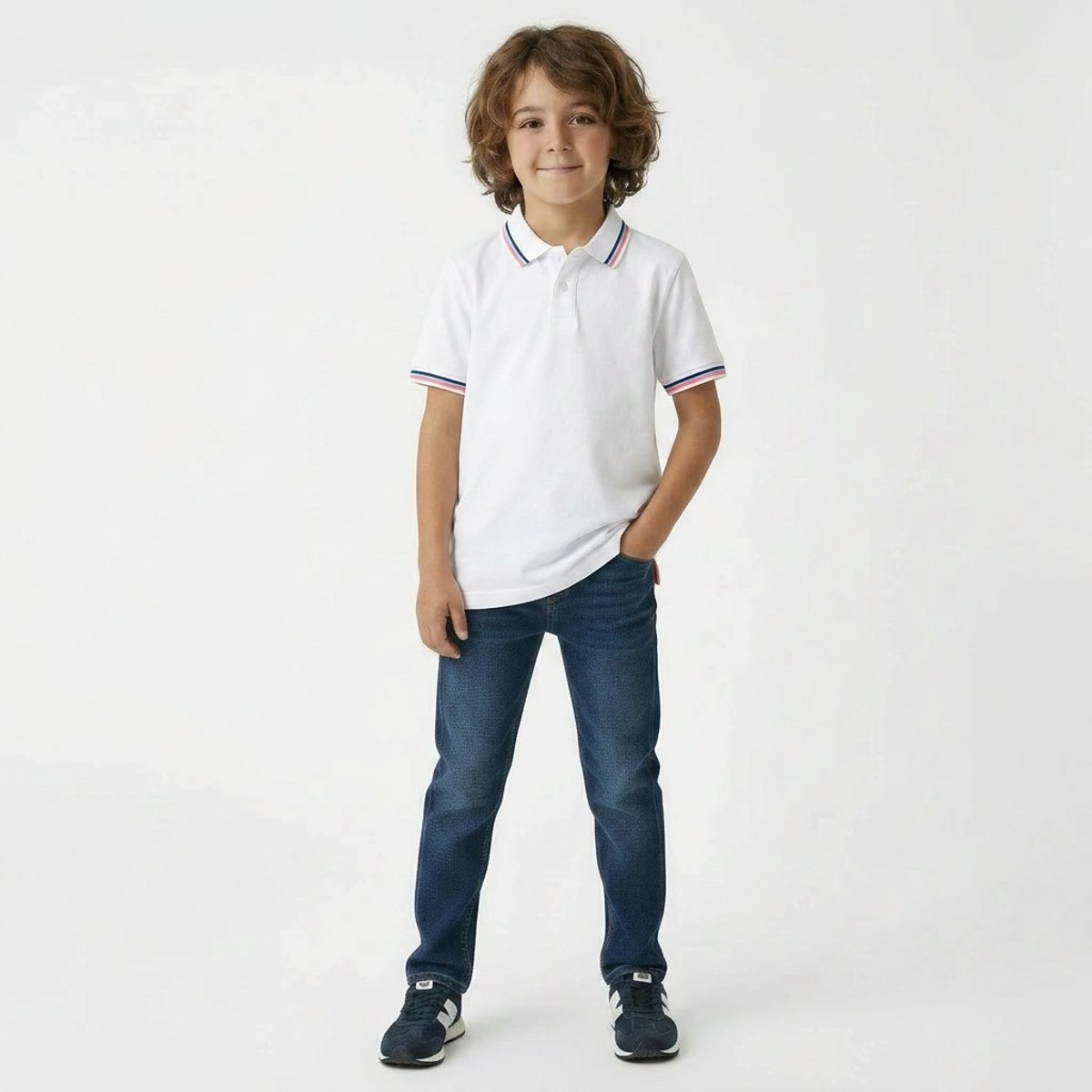 Polo  - Très bon état blanc, SUNDEK