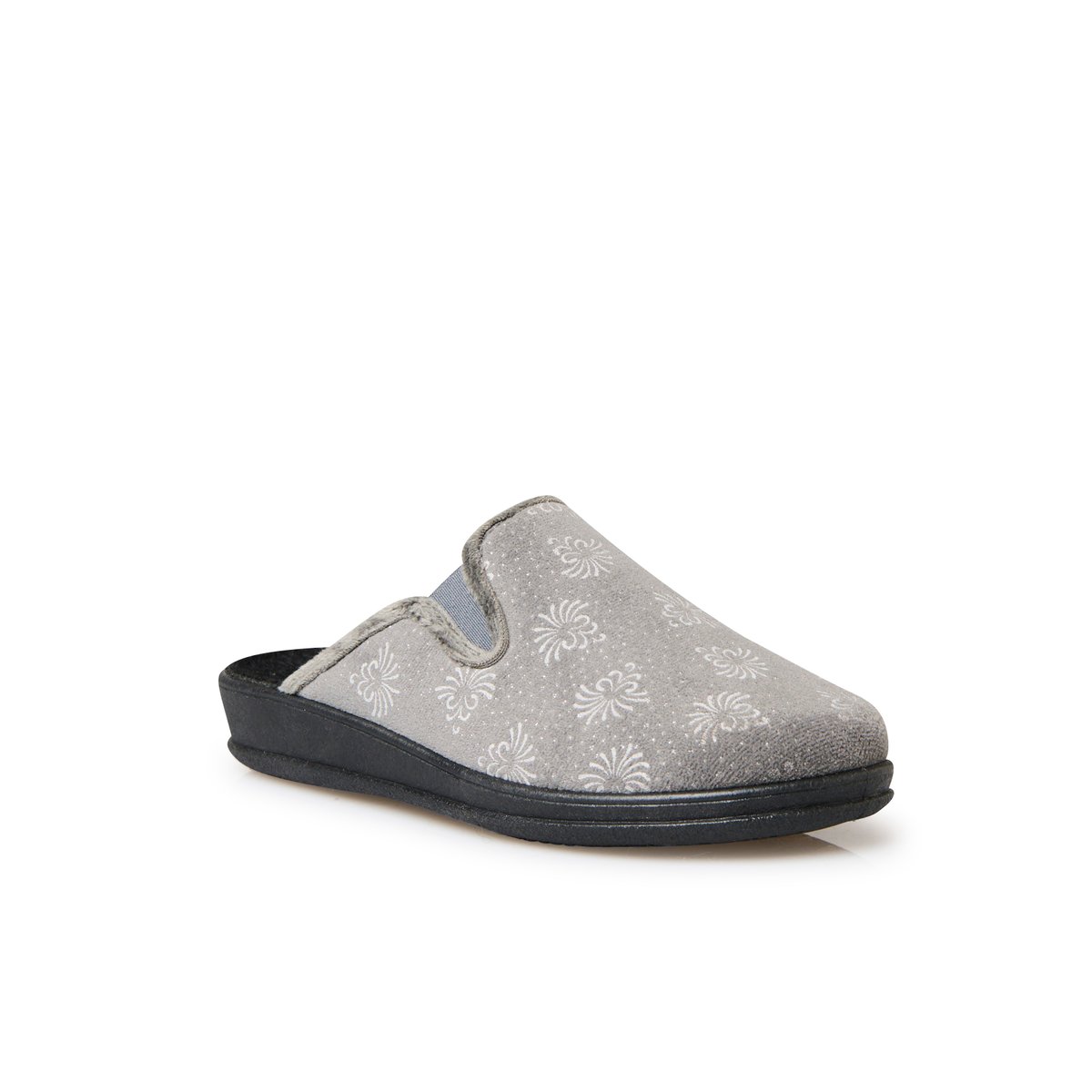 Mules avec élastiques gris, PEDICONFORT