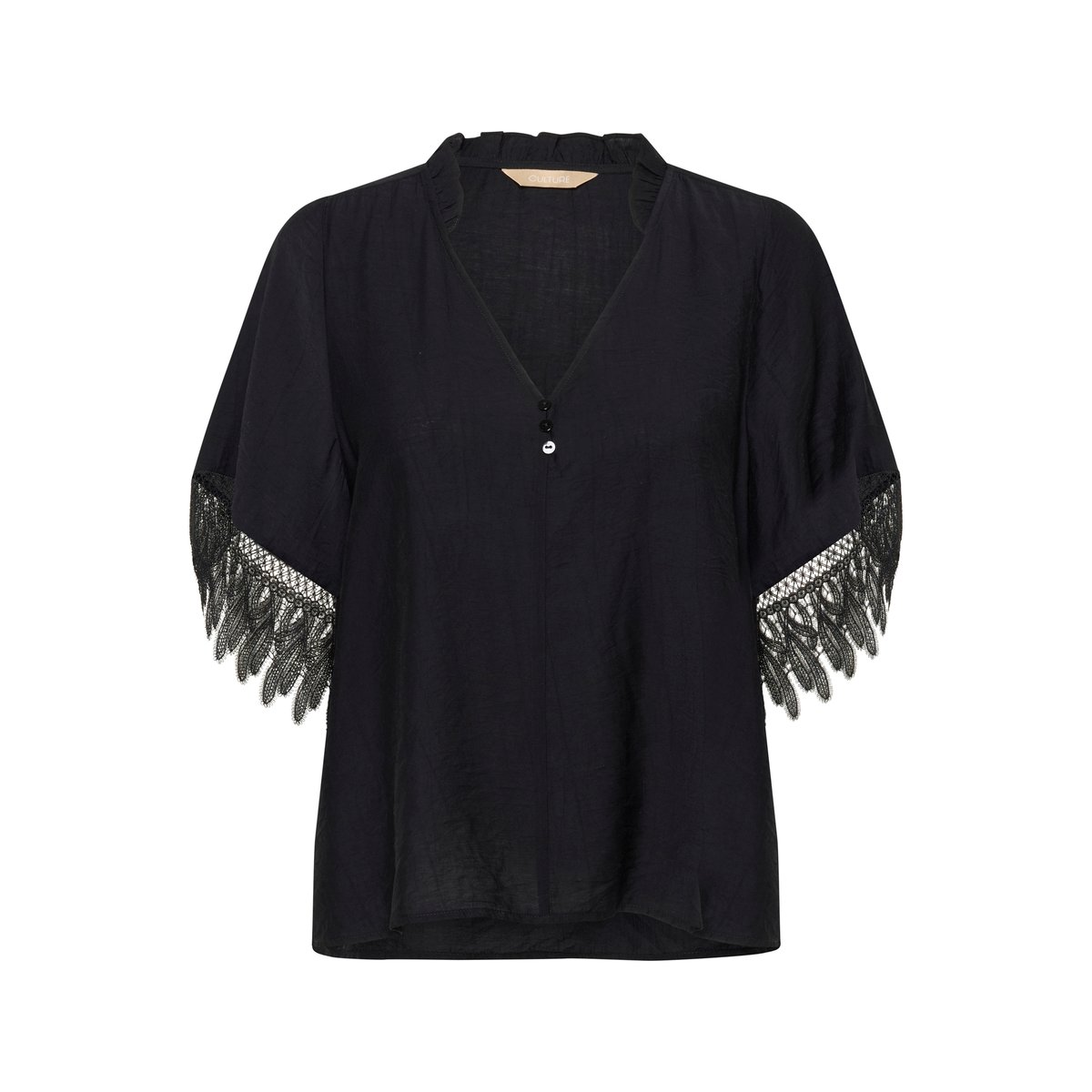 Blouse à manches courtes noir black, CULTURE