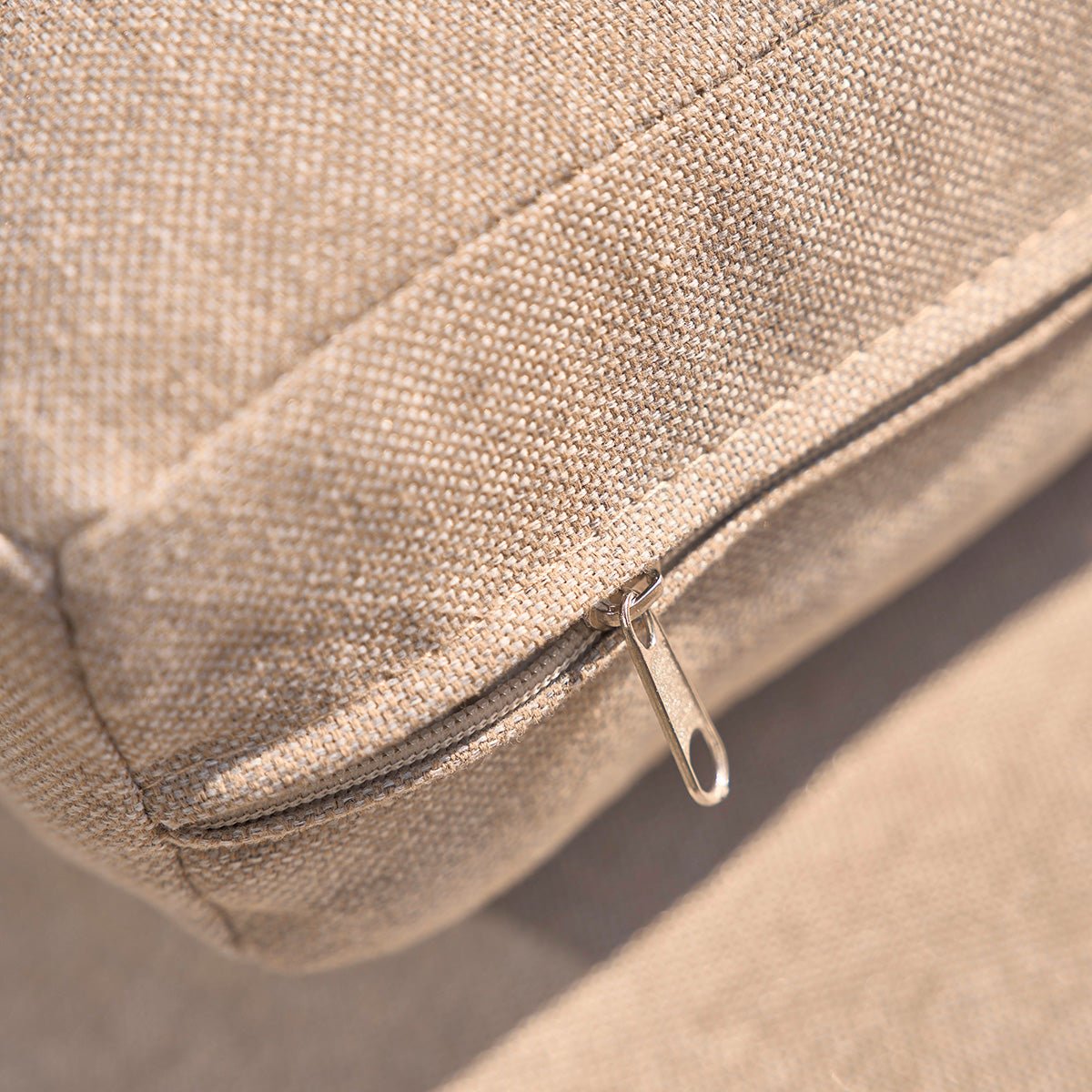 Salon de jardin bas en aluminium modulable ALVAR taupe, BERAH GETAH