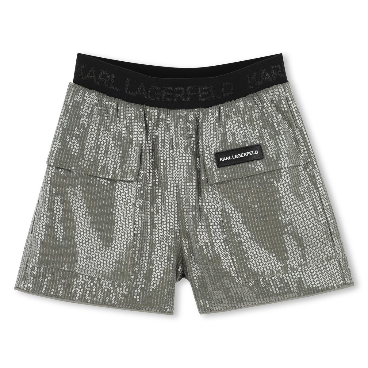 Short de cérémonie à sequins vert mekong, KARL LAGERFELD KIDS