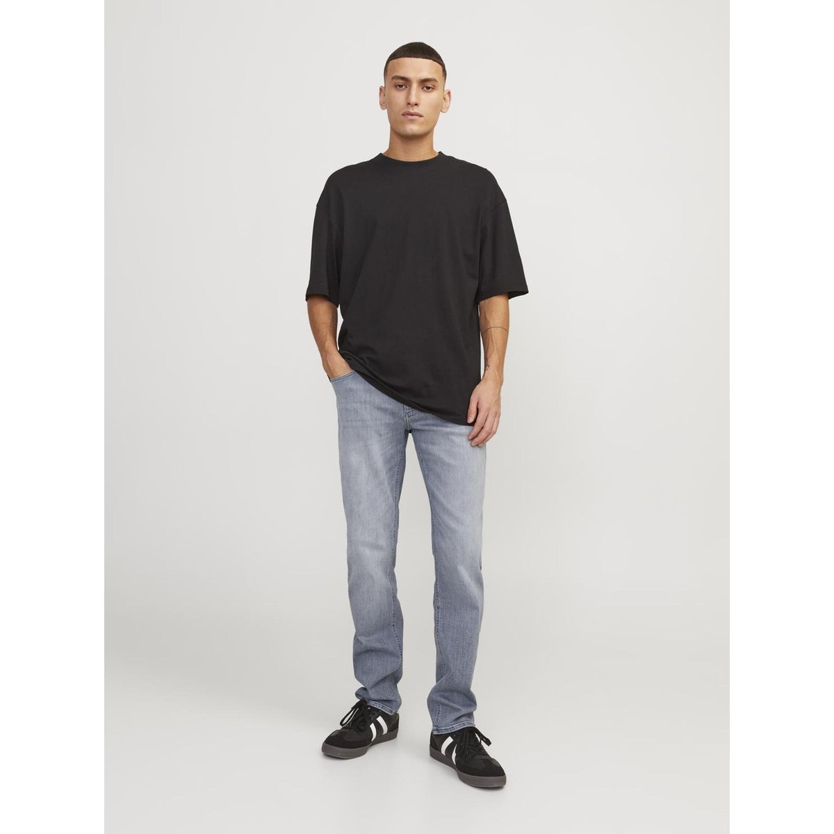 Coupe Regular JJICLARK JJEVAN JOS 498 LID NOOS Coupe regular grey denim, JACK & JONES
