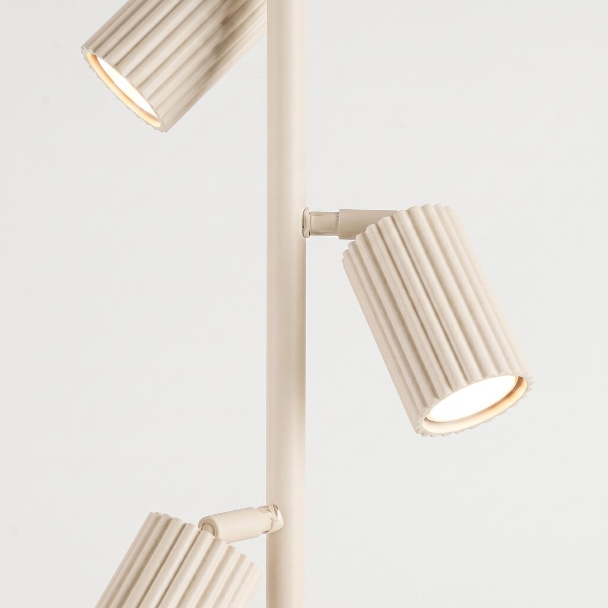 Lampadaire Aluminium Beige GU10 3 KARBON beige, EDEN
