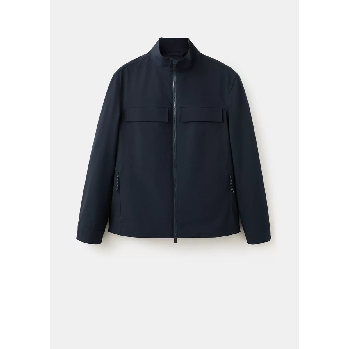Veste imperméable à poches bleu marine, MANGO MAN