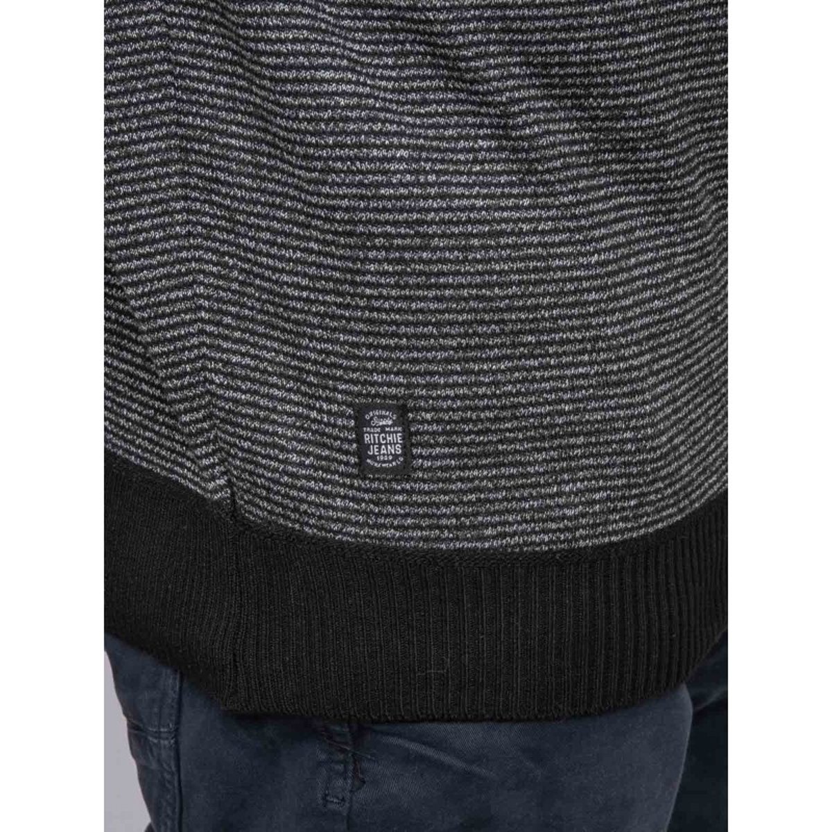 Pul Col Bouton Latojack gris, RITCHIE