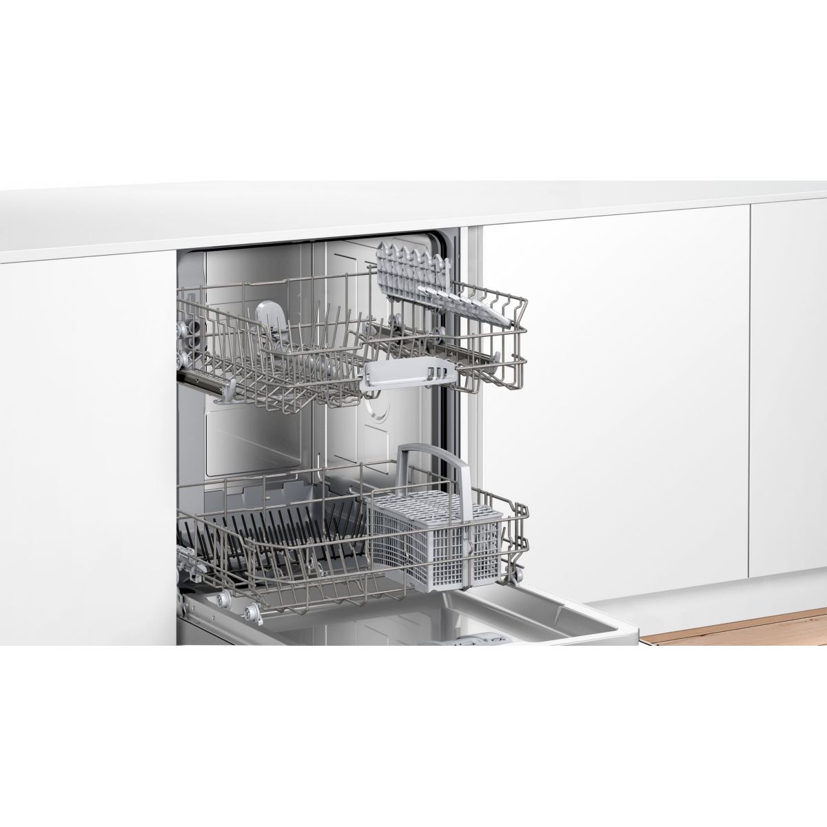 Lave vaisselle encastrable SMV26AX01F Série 2, VarioSpeed Plus tout intégrable, BOSCH