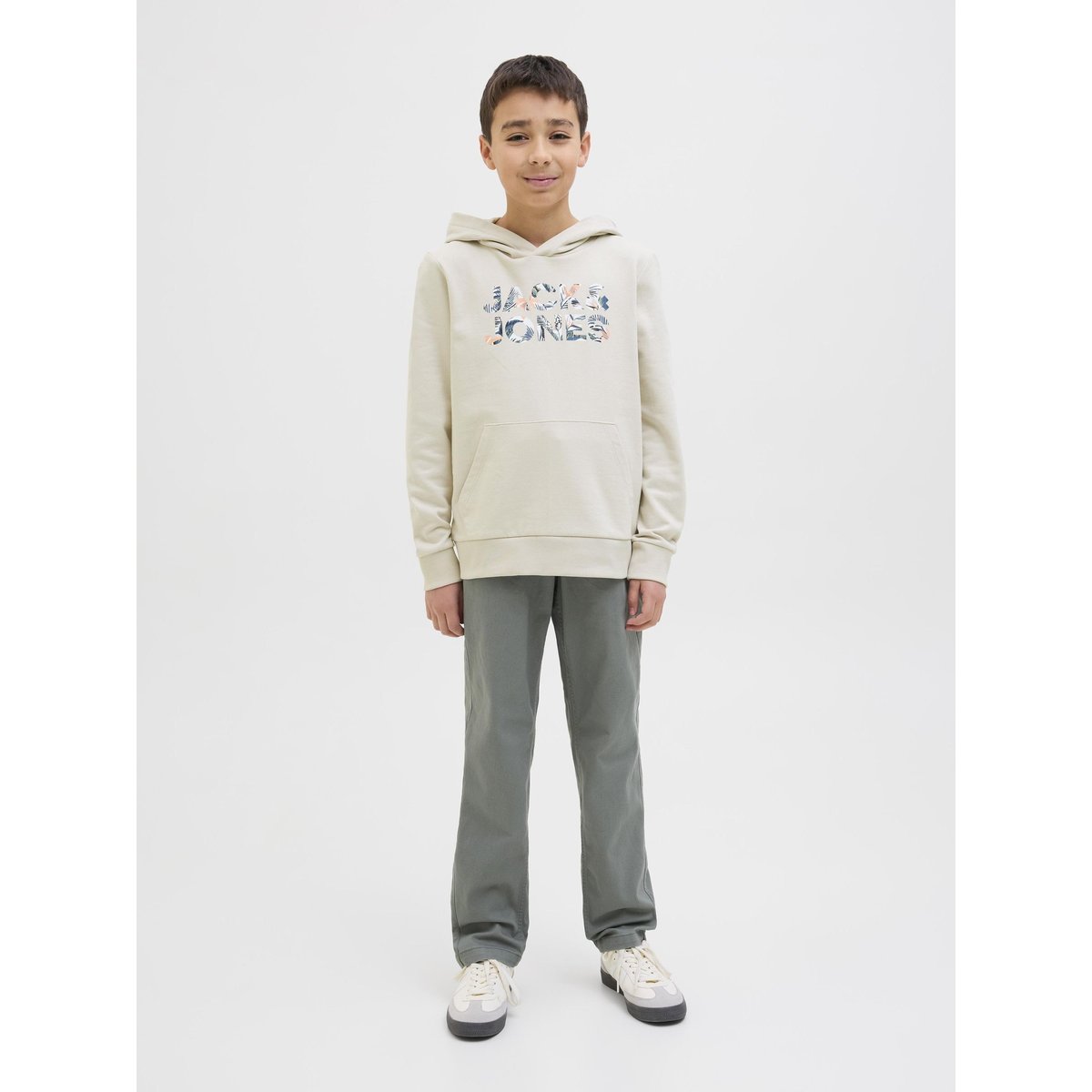 Sweat à capuche Logo Junior Sweat à capuche moonbeam, JACK & JONES JUNIOR