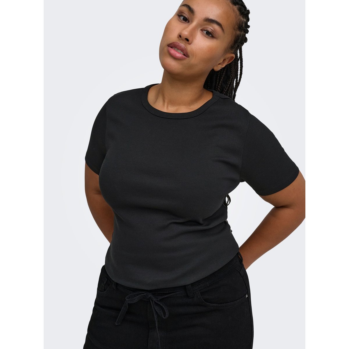 T-Shirt noire - black, ONLY CARMAKOMA