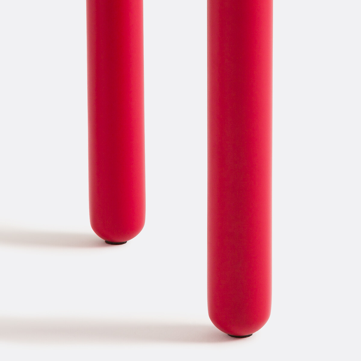 Tabouret hêtre massif coloré, Coloquo rouge, LA REDOUTE INTERIEURS