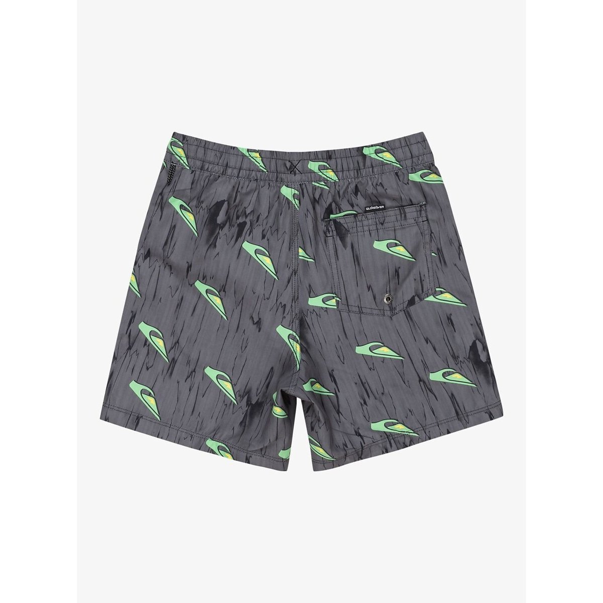 Short de bain imprimé noir/vert, QUIKSILVER