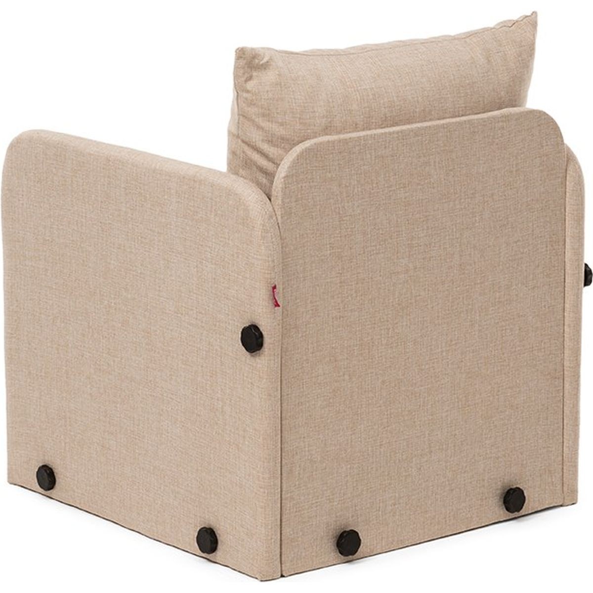 Fauteuil convertible en lin - LUZ beige lin, HOMIFAB
