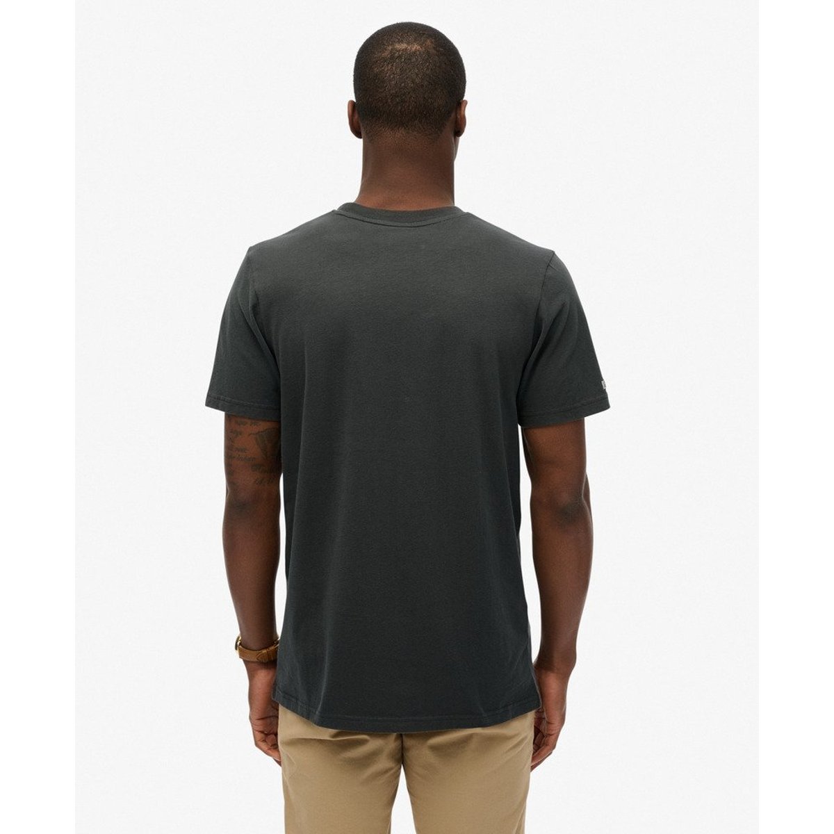 T-shirt VL Fade noir vintage, SUPERDRY
