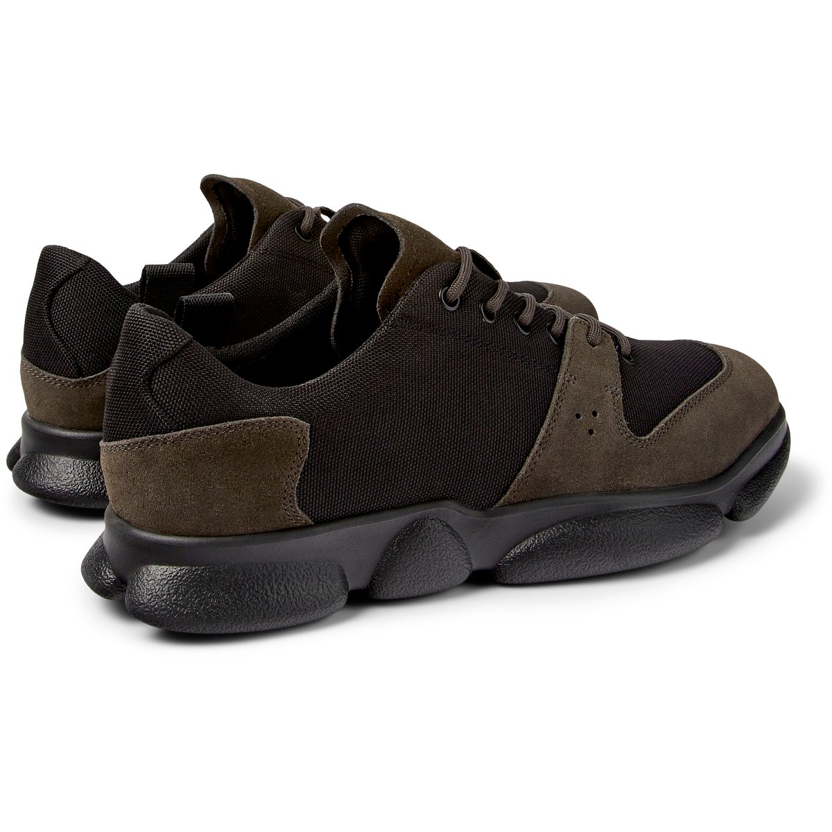 Baskets Karst cuir noir / gris, CAMPER