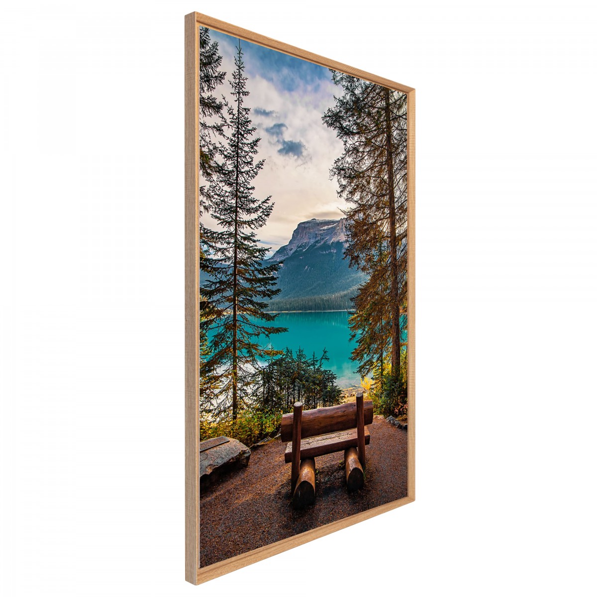 Tableau Mural Mat Encadré Mountain & Lake FORÊT tableaux encadrés, CEANOTHE