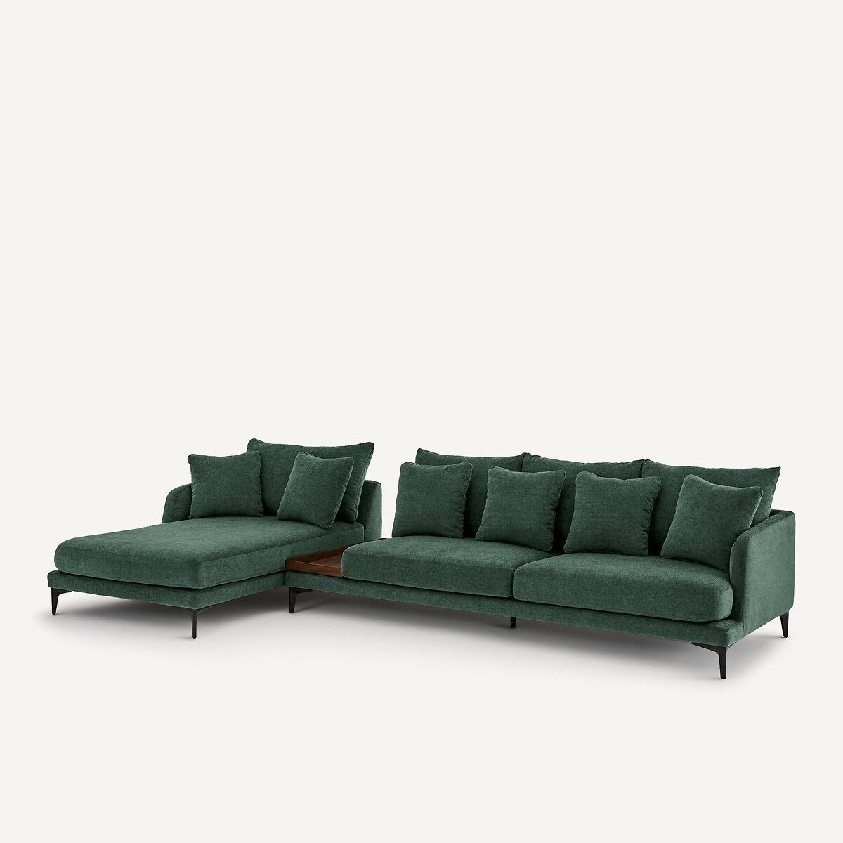 Chaise longue in poliestere misto, MODERNISTE, design Emmanuel Gallina verde acqua, EMMANUEL GALLINA X AM.PM