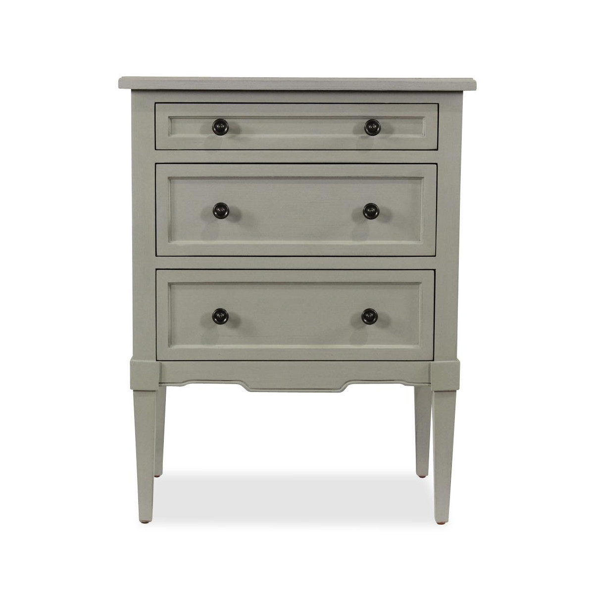 Commode 3 tiroirs gris, INTERIOR'S