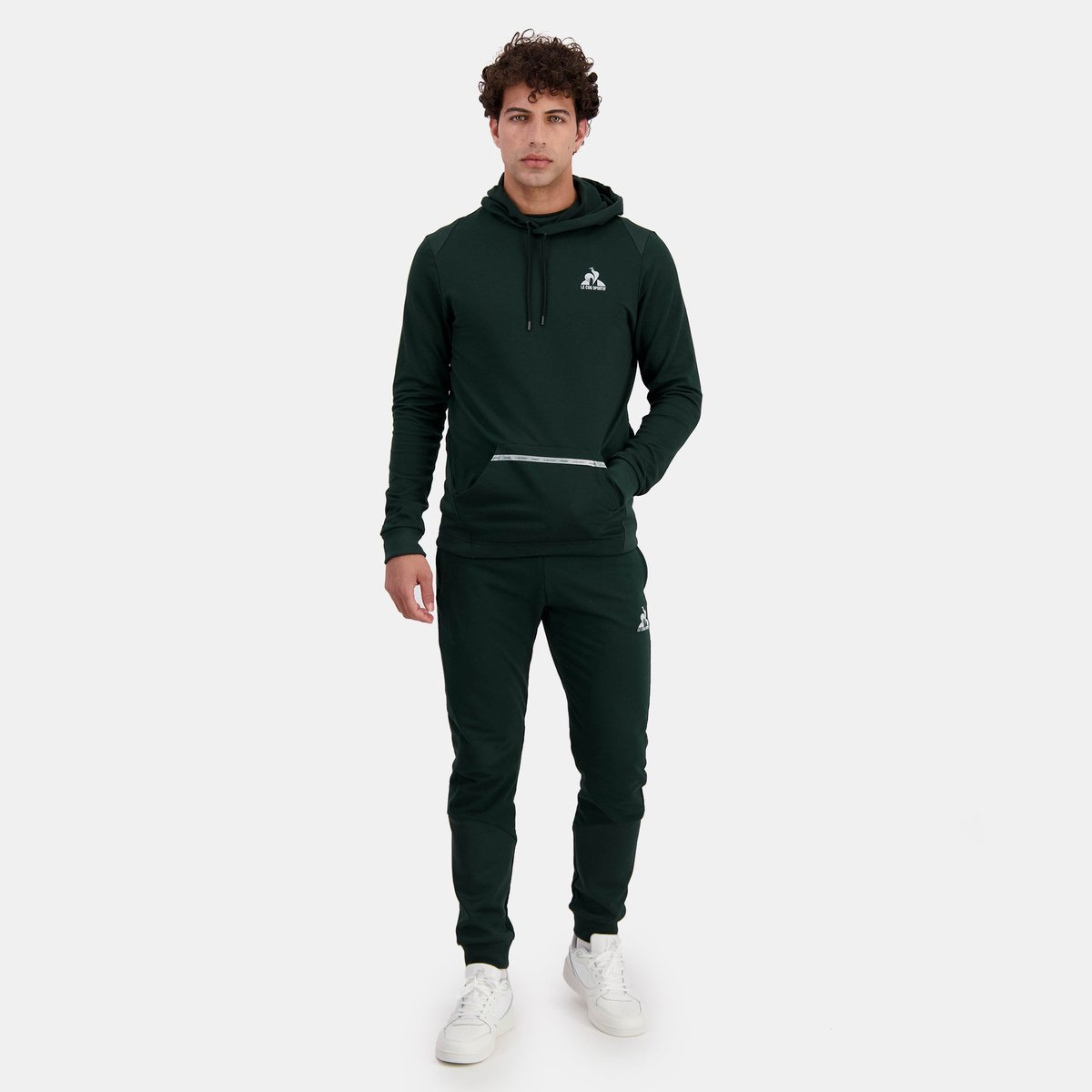 Sweat à capuche Training Performance vert, LE COQ SPORTIF