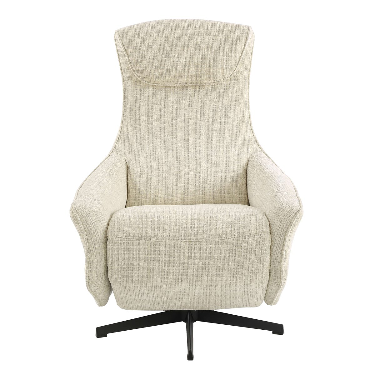 Fauteuil relax électrique tissu COCHYRE beige, BAÏTA