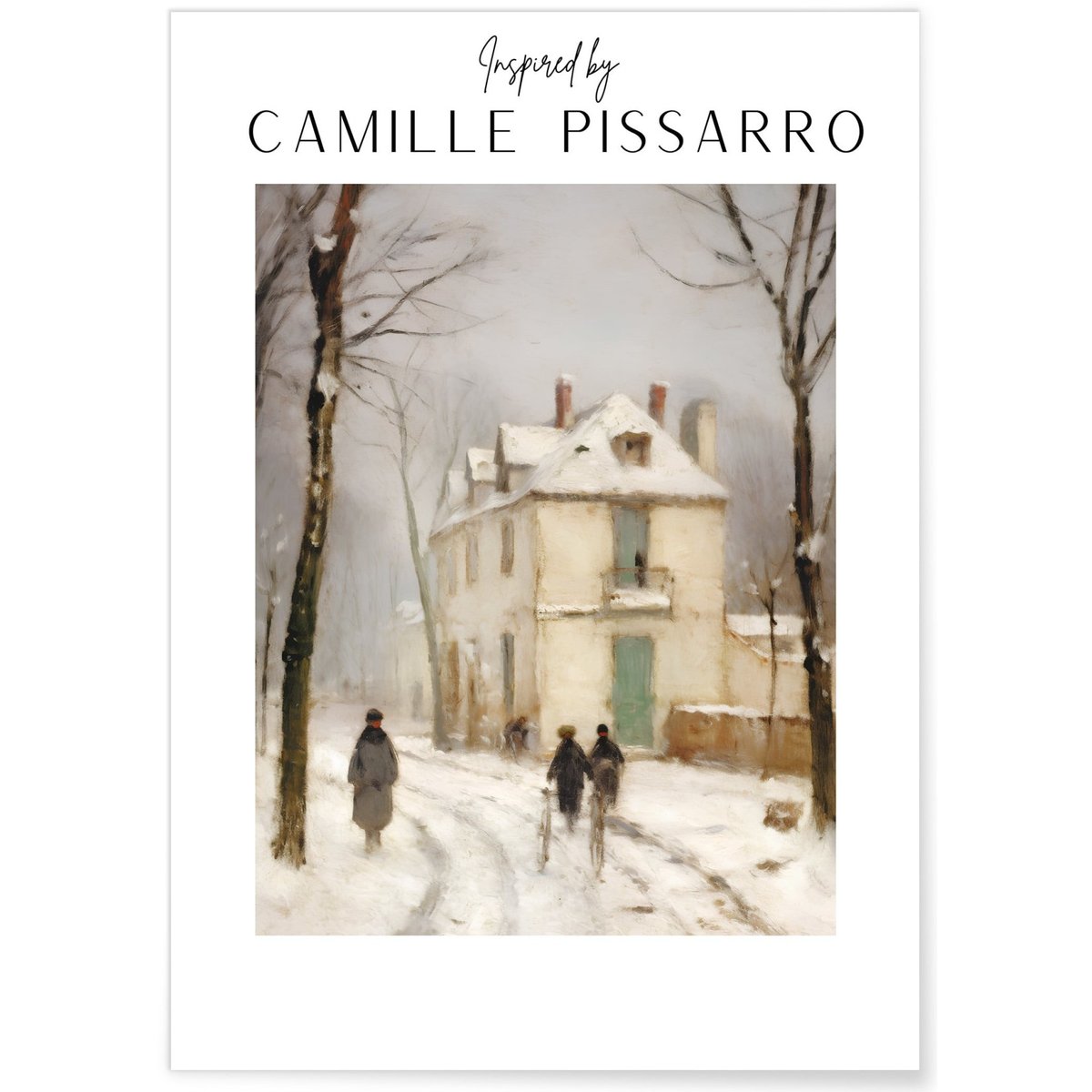 Affiche Camille Pissarro n°11 blanc, L'AFFICHERIE