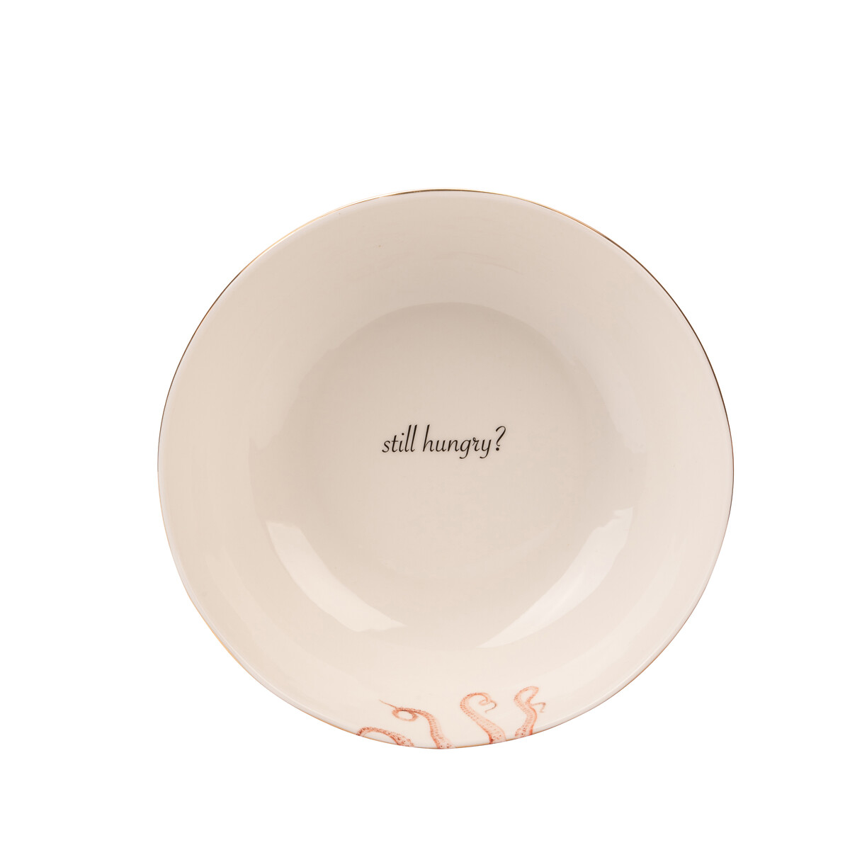 22cm Octopus Serving Bowl pink, YVONNE ELLEN