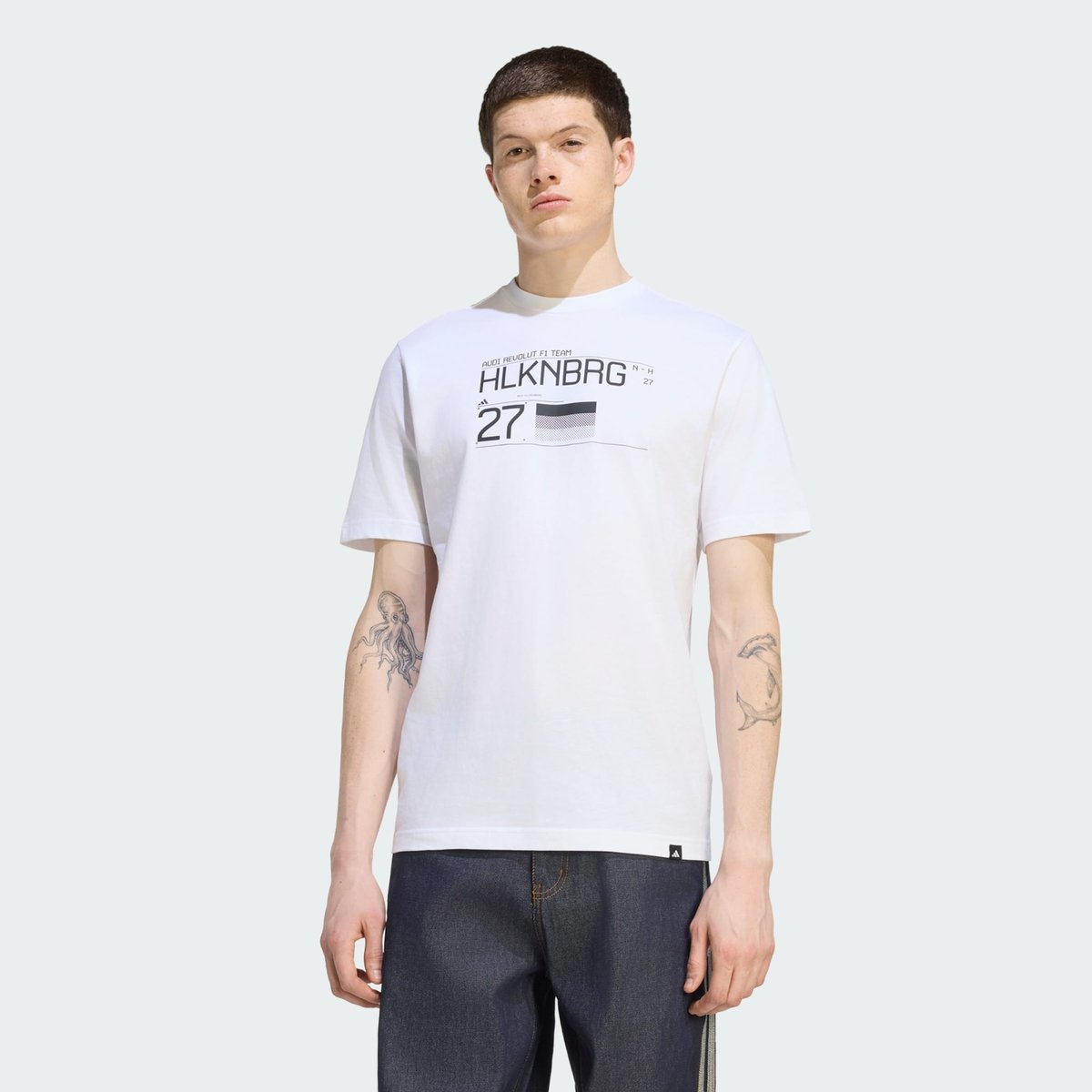 T-Shirt Graphique Ii Écurie Audi Formule 1 Nico Hulkenberg T-Shirt Graphique Ii Écurie Audi Formule 1 Nico Hulkenberg white, adidas Performance