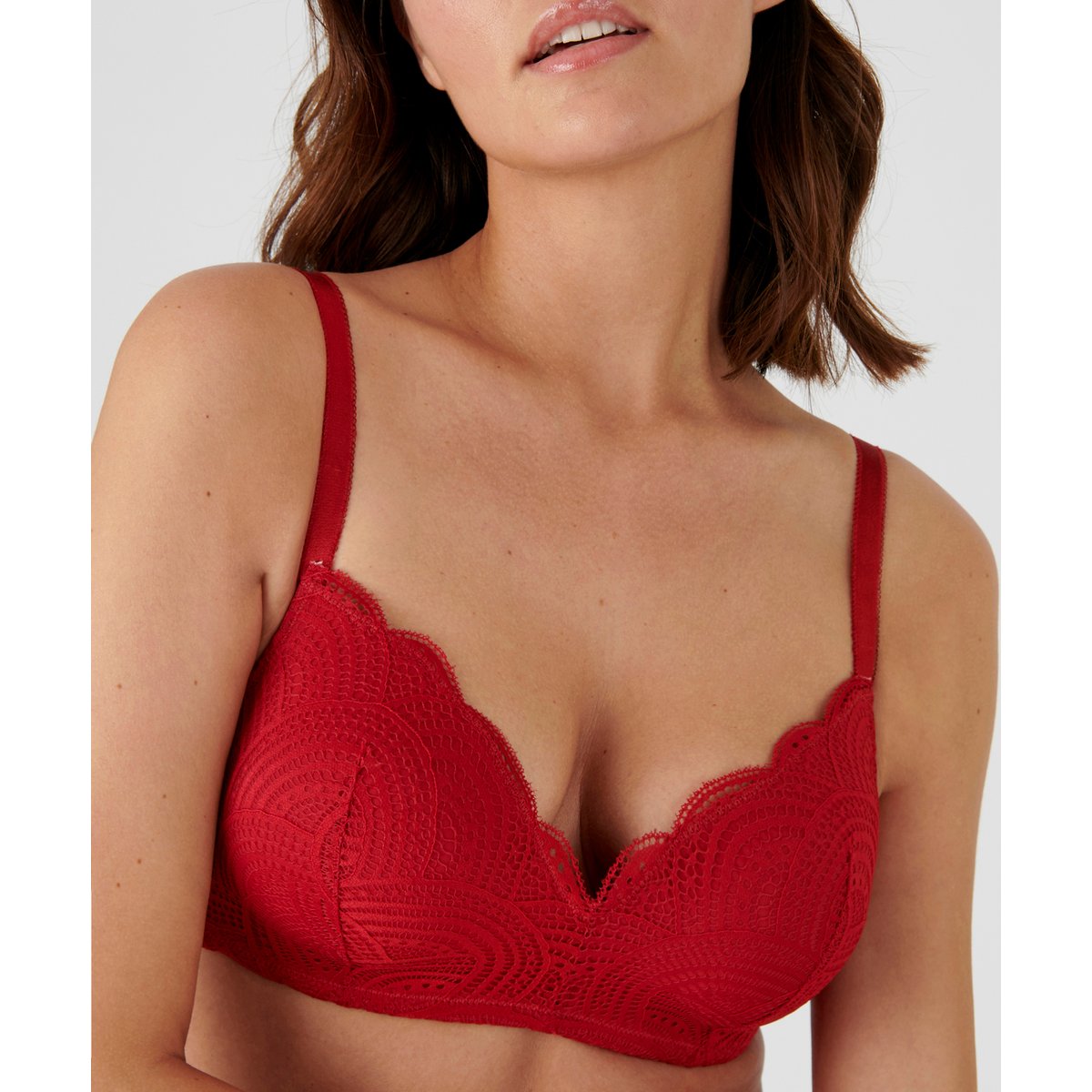 Soutien-gorge sans armatures DIANA rouge piment, DAMART